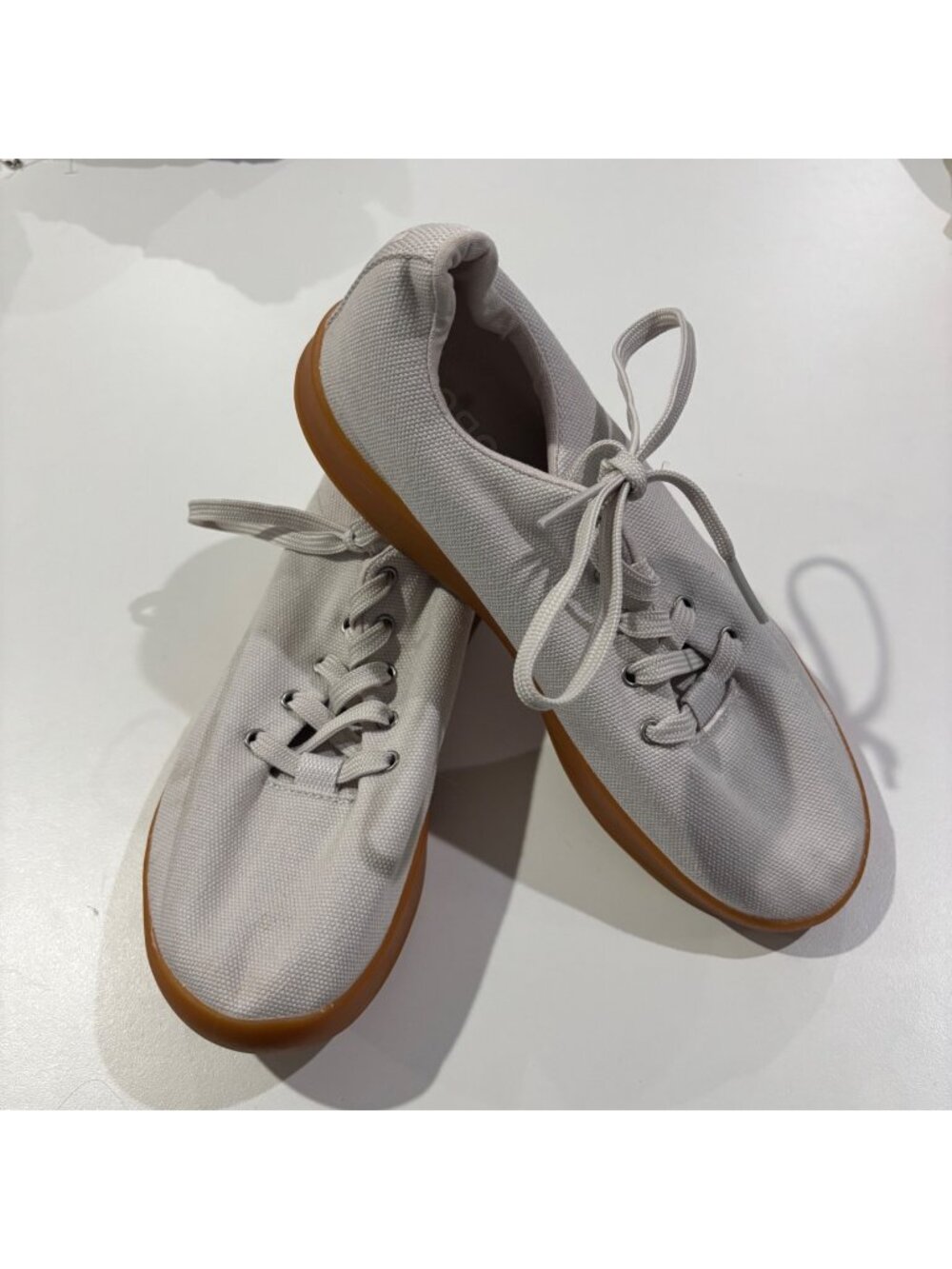 Nobull Ivory Gum Canvas Trainer Size 8.5